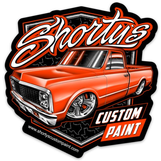 Shorty's  C10 Truck Sticker