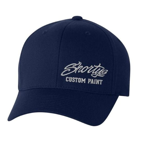 Embroidered Flexfit Hat | Navy and White